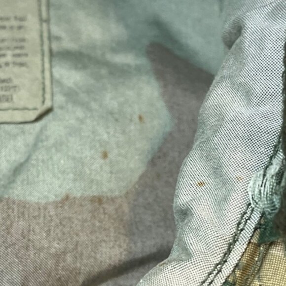 VTG US Army Military Cold Weather Patrol Ear Flap Cap Woodland Camo Pattern - Picture 8 of 12